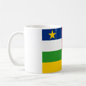 中央アフリカ共和国国旗 コーヒーマグカップ (左)