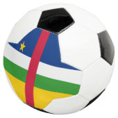 中央アフリカ共和国国旗 サッカーボール (3/4)