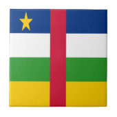 中央アフリカ共和国国旗 タイル (正面)