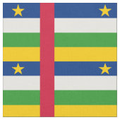 中央アフリカ共和国国旗 ファブリック (クローズアップ)