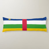 中央アフリカ共和国国旗 ボディピロー (正面)