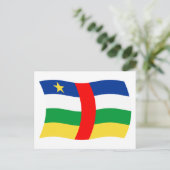 中央アフリカ共和国国旗 ポストカード (スタンド正面)