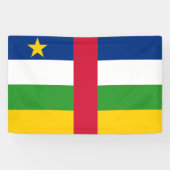 中央アフリカ共和国国旗 横断幕 (横)
