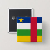 中央アフリカ共和国国旗 缶バッジ (正面&裏面)