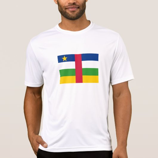 中央アフリカ共和国国旗 Tシャツ (正面)