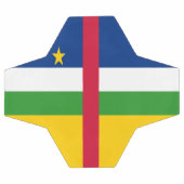中央アフリカ共和国 フラグ サッカーボール (フラット)