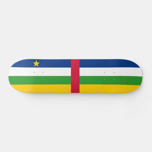 中央アフリカ共和国 フラグ スケートボード (横)