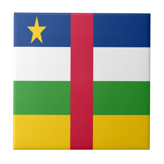 中央アフリカ共和国 フラグ タイル (正面)