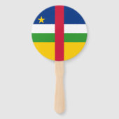 中央アフリカ共和国 フラグ ハンドファン (裏面)