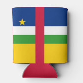 中央アフリカ共和国 フラグ 缶クーラー (裏面)