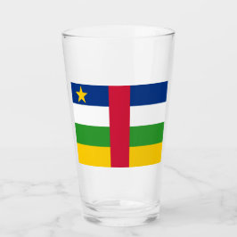 中央アフリカ共和国(CAR)国旗 タンブラーグラス