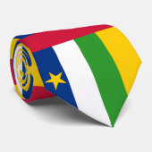 中央アフリカ共和国(CAR)国旗 ネクタイ (ロール)