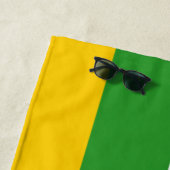 中央アフリカ共和国(CAR)国旗 ビーチタオル (インサイチュ)