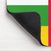 中央アフリカ共和国(CAR)国旗 マウスパッド (コーナー)