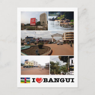 中央アフリカ共和国 – I Love Bangui - ポストカード