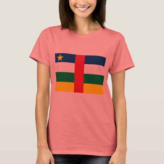 中央アフリカ共和国Tシャツ Tシャツ (正面)