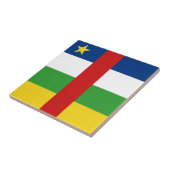 中央アフリカ国旗 セラミックタイル (側面)
