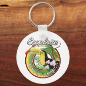 中央アメリカのロゴを探索する。 キーホルダー (正面)