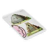 中央アメリカの古美術、2つの詳細 マグネット (右側)