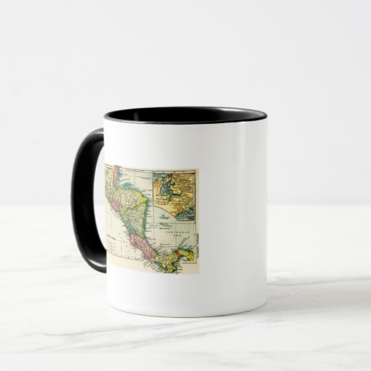 中央アメリカパノラママップセントラルアメリカ マグカップ (正面左)