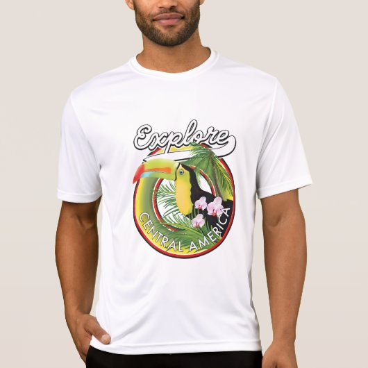 中央アメリカ探検ロゴ Tシャツ (正面)