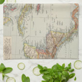 中央アメリカ2 キッチンタオル (折り畳み)