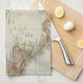 中央アメリカ2 キッチンタオル (四つ折り)