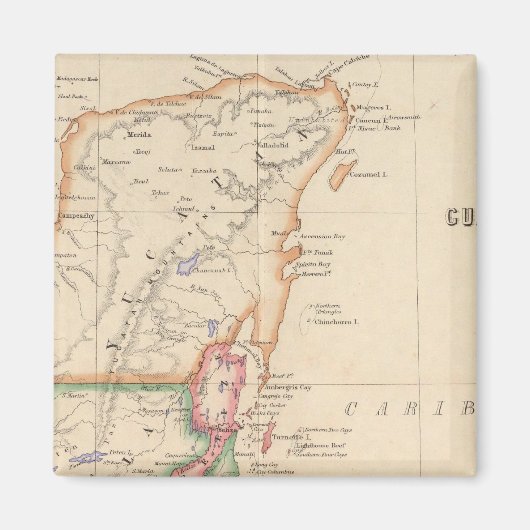 中央アメリカ3 マグネット (正面)