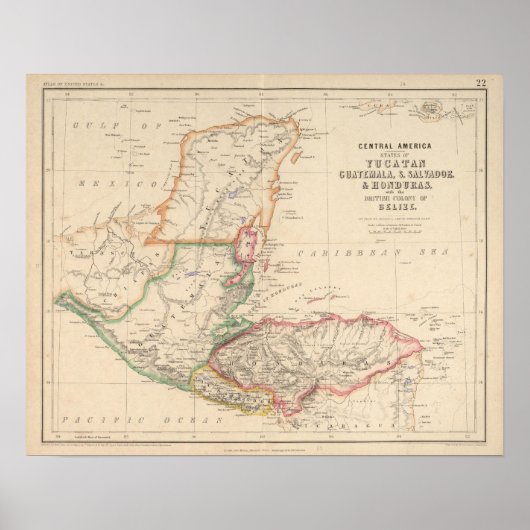 中央アメリカ4 ポスター (正面)