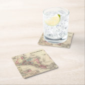 中央アメリカ5 スクエアペーパーコースター (インサイチュ)