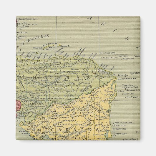 中央アメリカ5 マグネット (正面)