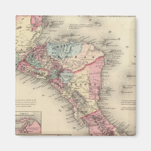 中央アメリカ5 マグネット (正面)