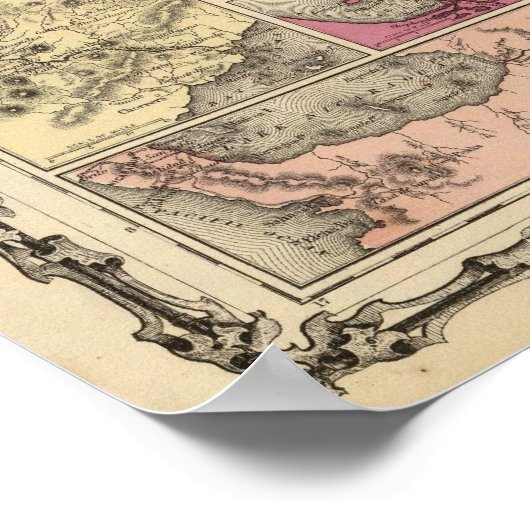 中央アメリカ6 ポスター (角)