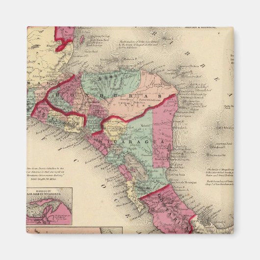 中央アメリカ6 マグネット (正面)