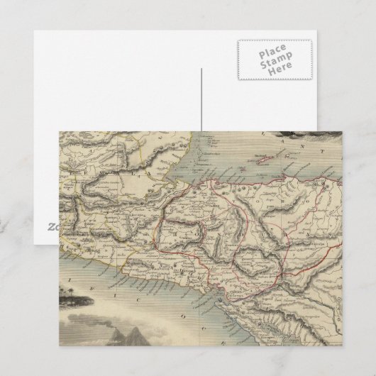 中央アメリカ7 ポストカード (正面/裏面)