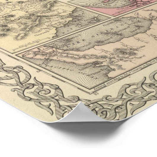 中央アメリカ8 ポスター (角)