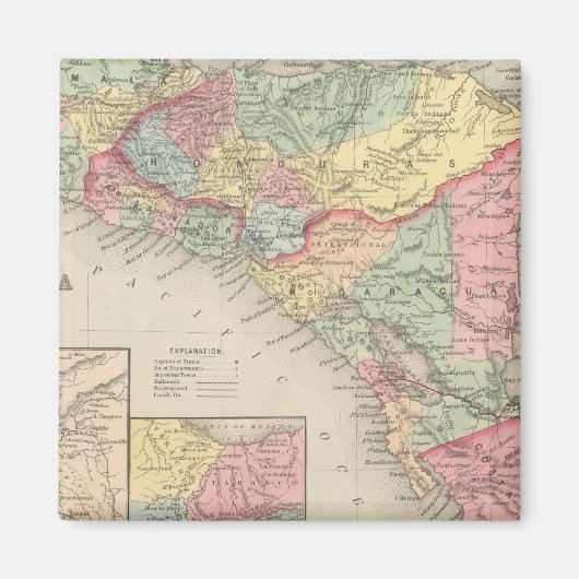 中央アメリカ8 マグネット (正面)