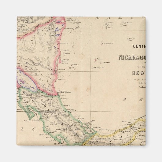 中央アメリカ9 マグネット (正面)