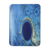 中央アメリカ，ベリーズ，大きなサンゴ礁オフ マグネット (縦)