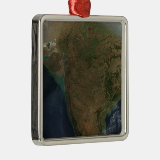 中央インドの衛星観測 メタルオーナメント (右)