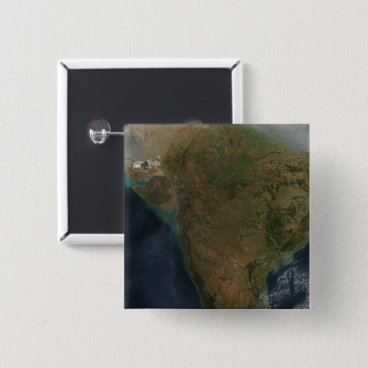 中央インドの衛星観測 缶バッジ (正面&裏面)