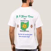 中央オハイオ州Geocachersとの3時間旅行 Tシャツ (裏面)