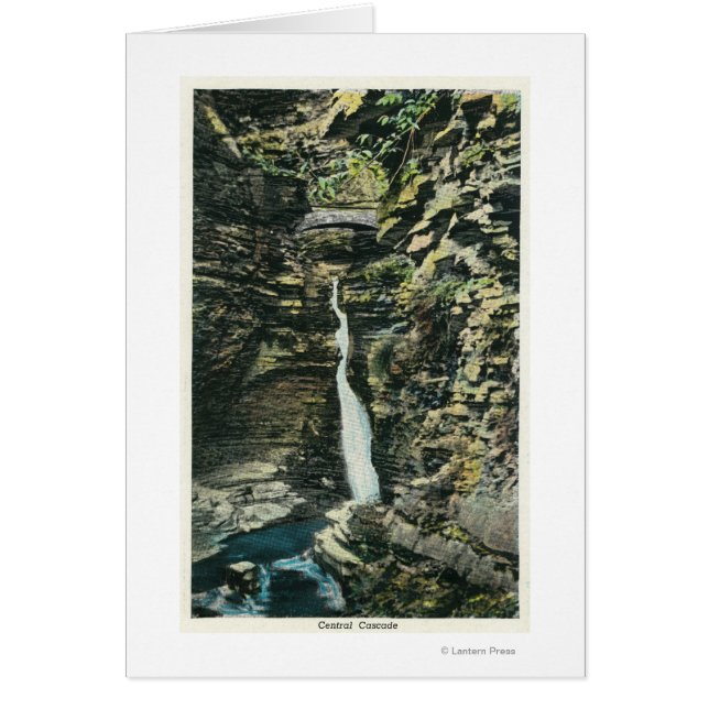 中央カスケードの表示 (正面)