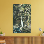 中央カスケードの表示 キャンバスプリント (インサイチュ (リビング))