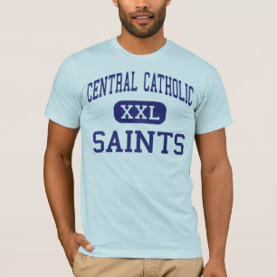 中央カトリック教徒-聖者-高ブルーミントン Tシャツ