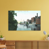 中央カナの表示 キャンバスプリント (インサイチュ (リビング))