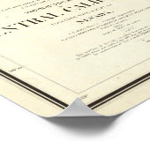 中央カリフォルニアの地形図 ポスター (角)