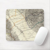 中央カリフォルニア地形図 マウスパッド (マウス)