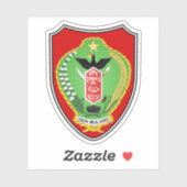 中央カリマンタン州の武器のコート，インドネシア シール (シート)