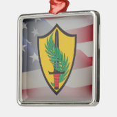 中央コマンドCENTCOM メタルオーナメント (左)